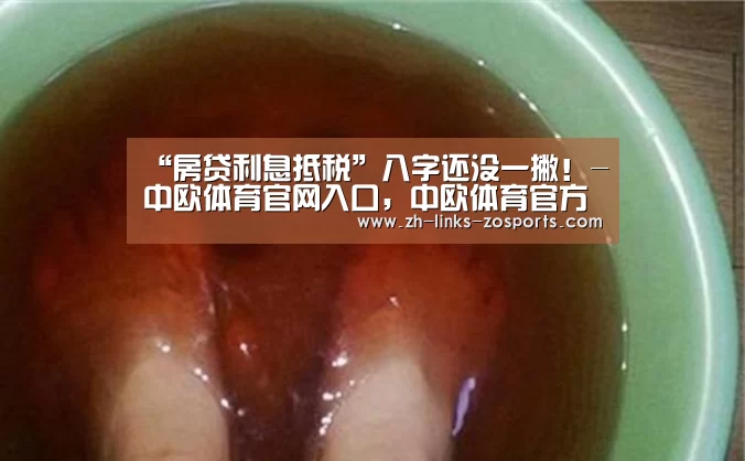 “房贷利息抵税”八字还没一撇！-中欧体育